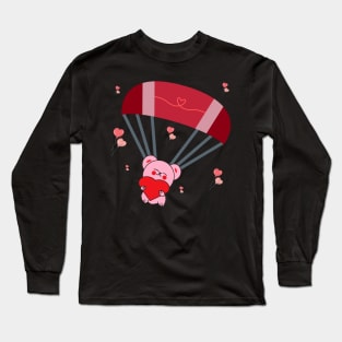 Bear Happy Valentine Day Long Sleeve T-Shirt